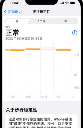 鹰手营子矿iPhone手机维修如何在iPhone开启'步行稳定性通知'