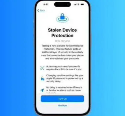 鹰手营子矿苹果授权维修店分享被盗设备保护功能开启方法 